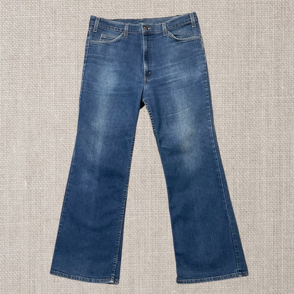 Vtg Levi’s 517 Bootcut Orange Tab Jeans Men’s 38x30 - 70s 80s - Picture 2 of 10